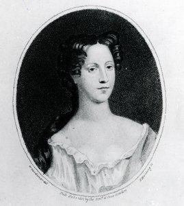 Mary Burwell, fru till Robert Walpole, tryck gjord av W. Gardiner, 1802 (gravyr) av English School