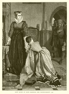 Mary Queen of Scots får sin dödsdom, 1557 av English School