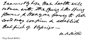 Mary Russell Mitford av English School