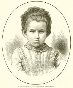 Mary Winchester, fången av Lushais av English School