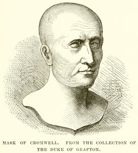 Mask av Cromwell av English School
