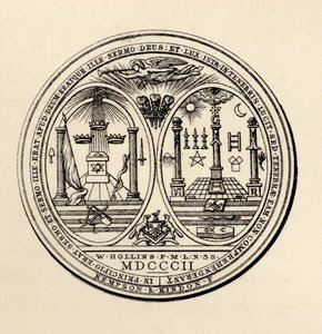 Frimurares sigill, 1802, från 