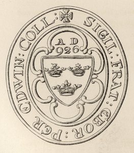 Frimurares sigill för Grand Lodge of All England, York, ca 1766, från The History of Freemasonry, volym II, publicerad av Thomas C. Jack, London, 1883 av English School