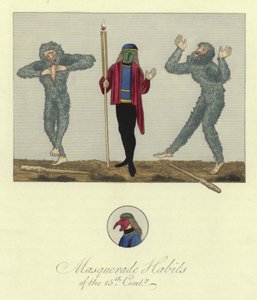 Maskeradvanor på 1400-talet av English School