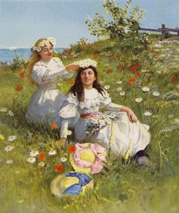 May Queen (färglitografi) av English School
