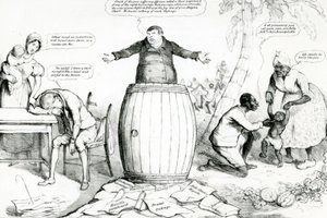 McLeans Monthly Sheet of Caricatures, or the Looking Glass, publicerad av Thomas McLean, tryckt av Robert Seymour, 1832 av English School