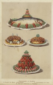 Kött- och skaldjursrätter av English School