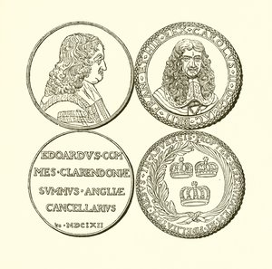 Medalj av Clarendon och medalj till minne av restaureringen av English School