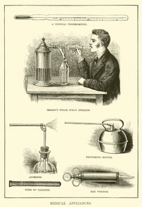 Medicinska apparater (gravyr) av English School