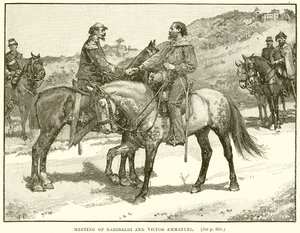Möte mellan Garibaldi och Victor Emmanuel
