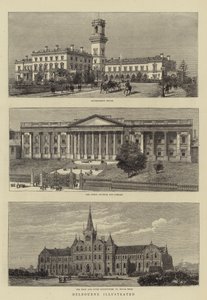 Melbourne illustrerad av English School