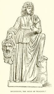 Melpomene, tragedins musa av English School