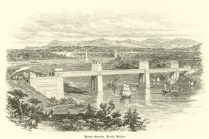 Menai Straits, norra Wales av English School