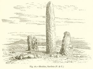 Menhirs, Sardinien av English School