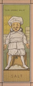 Menyillustration: Salt (färg litho) av English School