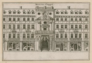 Mercers Chapel, Cheapside, London av English School