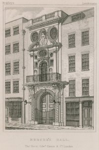 Mercers Hall, Cheapside, London av English School