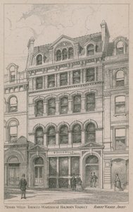 Herrarna Willis Tobakslager, Holborn Viaduct av English School