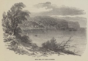 Mica Bay, vid Lake Superior (gravyr) av English School