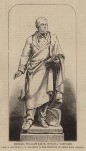 Michael William Balfe, musikalisk kompositör (gravyr) av English School