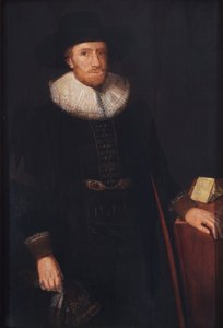 Miles Newton, med ett brev i sin hand av English School