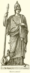 Minerva beväpnad av English School