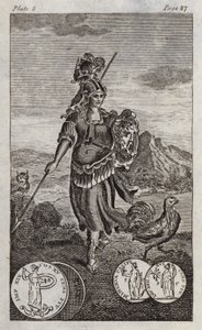 Minerva eller Pallas (gravyr) av English School