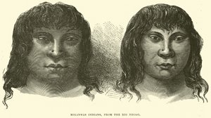 Miranhas indianer, från Rio svart av English School
