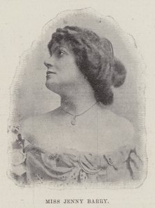 Miss Jenny Barry (gravyr) av English School