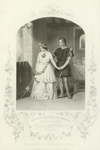Miss Jenny Marston och Mr F Robinson som Florizel och Perdita, The Winter
