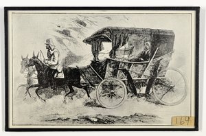 Miss Nightingales vagn vid krigets säte, från "The Illustrated London News" av English School
