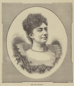 Miss Rose Leclercq (gravyr) av English School