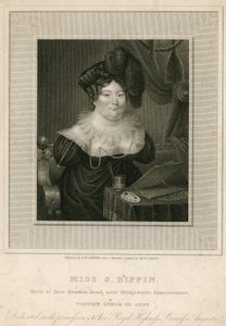 Miss Sarah Biffin, konstnär av English School