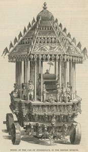 Modell av bilen av juggernaut av English School