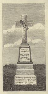 Monument i Upunka, Nya Zeeland (gravyr) av English School