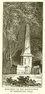 Monument på slagfältet vid Prestonpans (1745)