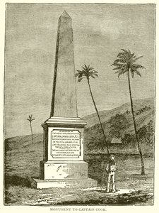Monument till kapten Cook av English School