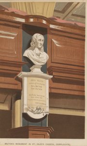 Monument till John Milton av English School