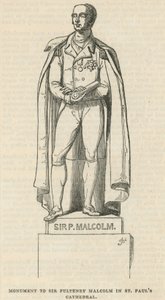 Monument till Sir Pulteney Malcolm av English School