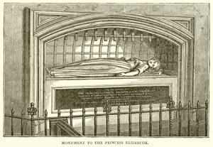 Monument till prinsessan Elizabeth av English School