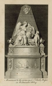 Monument till minnet av Charles Wager av English School