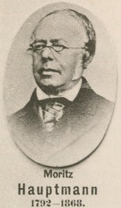 Moritz Hauptmann (gravyr) av English School