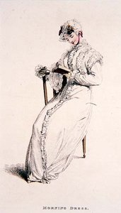 Morgonklänning, september 1811, från Ackermanns 