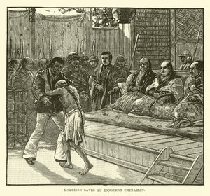 Morrison räddar en oskyldig kineser av English School