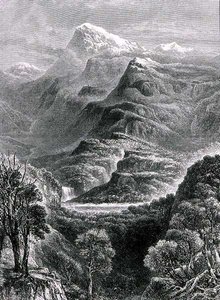 Mount Kosciuszko, New South Wales, Australien, från "Australian Pictures", pub. av The Religious Tract Society av English School