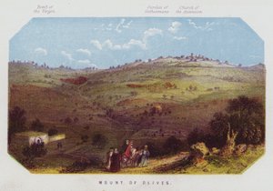 Oljeberget (färg litho) av English School