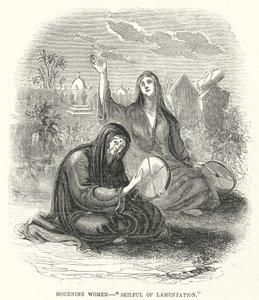Sörjande kvinnor, "Skilful of Lamentation" av English School