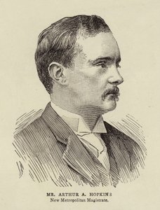 Herr Arthur A Hopkins (gravyr) av English School