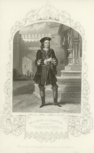 Mr C Kean som Gloster, Richard III, Akt I, Scen I av English School
