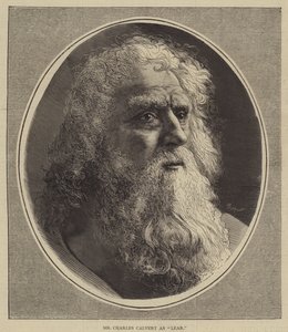 Mr Charles Calvert som "Lear" (gravyr) av English School
